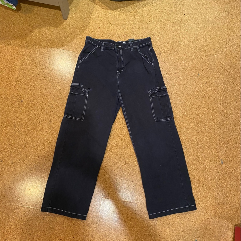 Black cargo pants